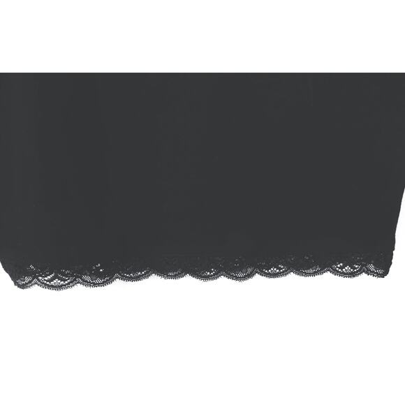 New BEBE Black Pearl Embellished Long Sleeve Stretchy Top Women Sz M - Picture 4 of 8